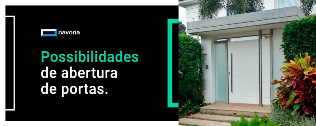 banner possibilidades de abertura de portas